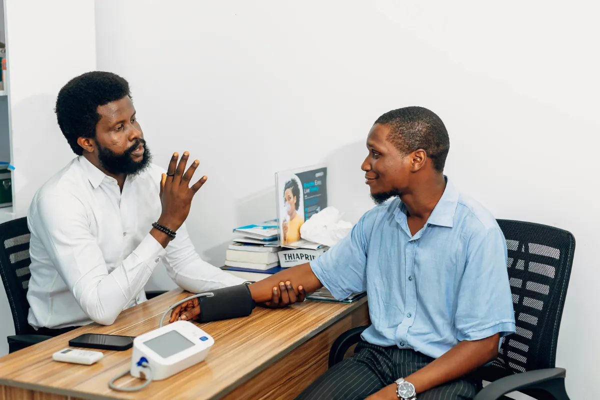 Men'S Health: Common Concerns Addressed In Louetta Road Area 2 Doctor Explaining A Medical Test Result To A Patient
