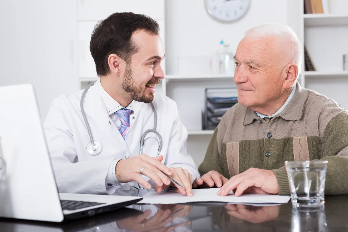 Doctor Talking To A Patient